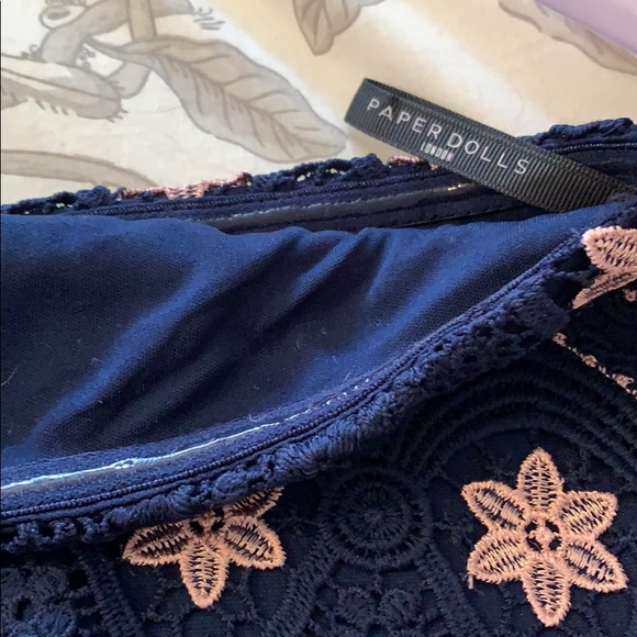 NWT Pink and Blue Strapless - Picture 3 of 8